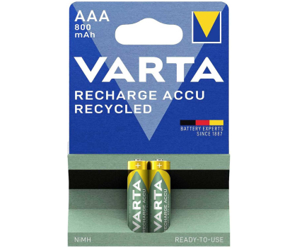 Bateria lub akumulatorek Varta Recharge Accu Recycled AAA 800mAh (2 szt.)